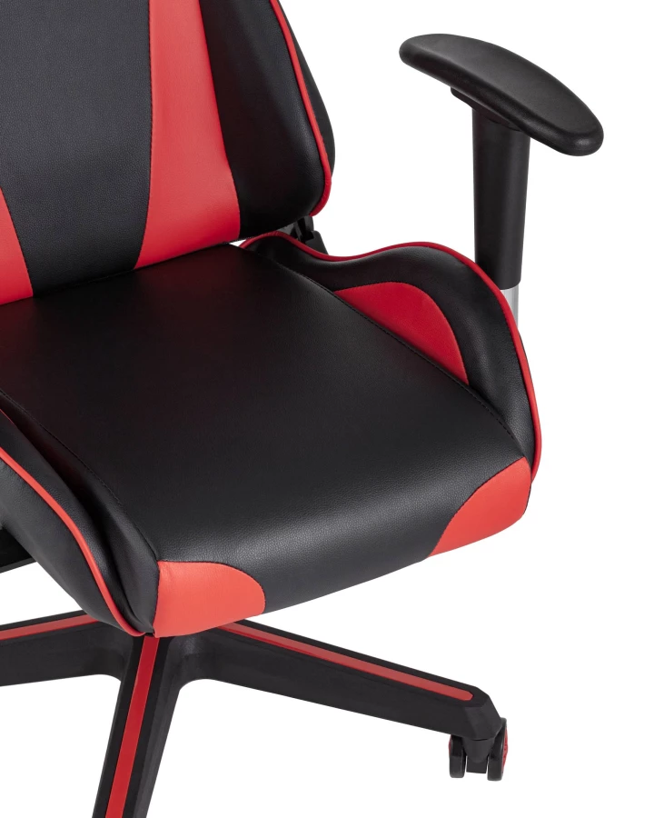 Кресло игровое TopChairs Racer черно-красное (изображение №6)