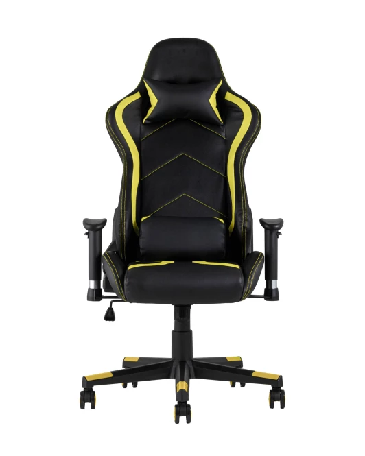 Кресло игровое TopChairs Cayenne желтое (изображение №3)