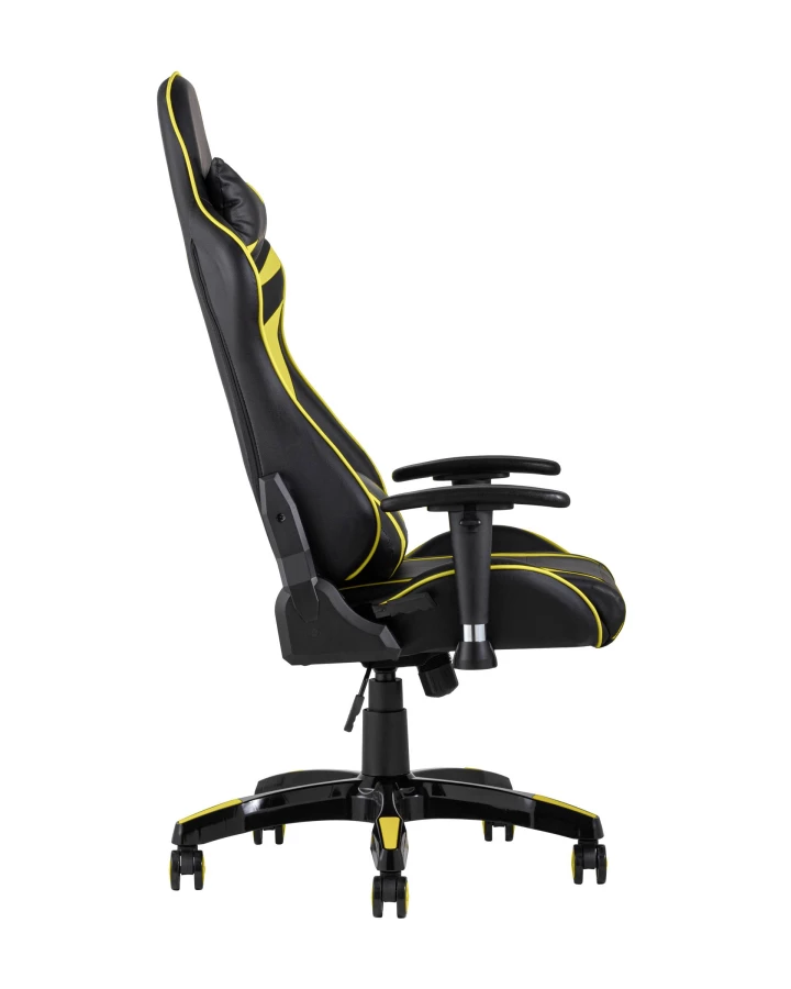 Кресло игровое TopChairs Corvette желтое (изображение №4)