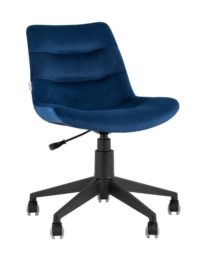 Кресло компьютерное Остин велюр синий (изображение №1)