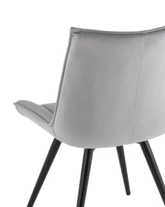 Второе фото. Стул вращающийся Робб велюр серый