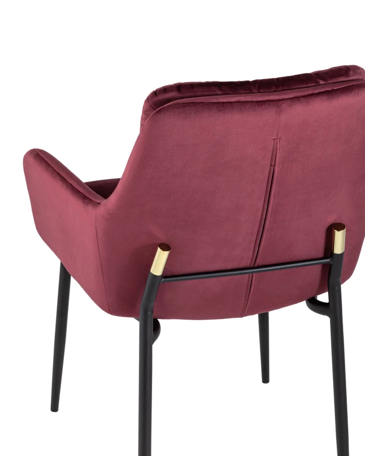 Кресло Саманта велюр бордовый (изображение №7)