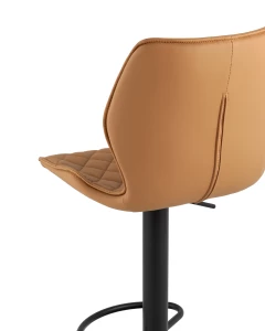 Второе фото. Стул барный Dome экокожа коричневый