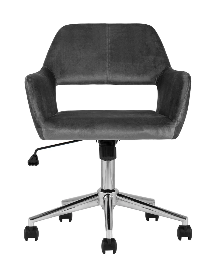 Кресло офисное Ross велюр серый (изображение №3)