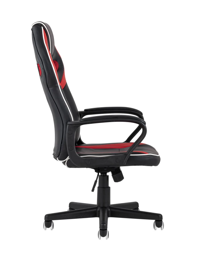 Кресло игровое TopChairs Racer Lighti черное с красным (изображение №2)