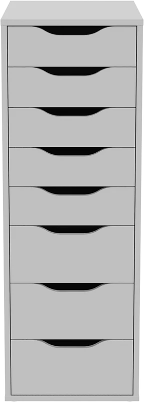 Комод Ингар белый высокий с пятью выдвижными ящиками (изображение №2)