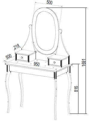 Стол туалетный 95 Кантри (изображение №2)