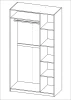 Шкаф ПЕГАС трехдверный (изображение №3)