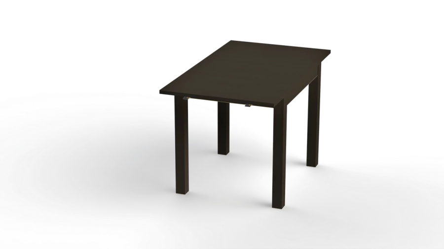 Стол обеденный раскладной ВАРДИГ С 80(120)x70 шпон (изображение №2)
