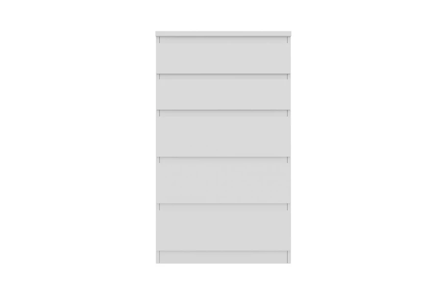 Комод 5 ящиков Кастор - аналог IKEA KULLEN, 65х39х111,белый (изображение №3)