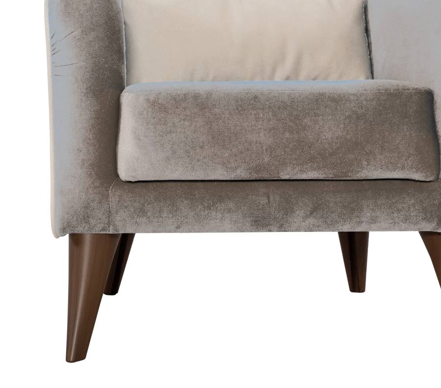 Кресло мягкое Вояж 7, анатомическое, графитовый, 72х94х94 см (изображение №6)