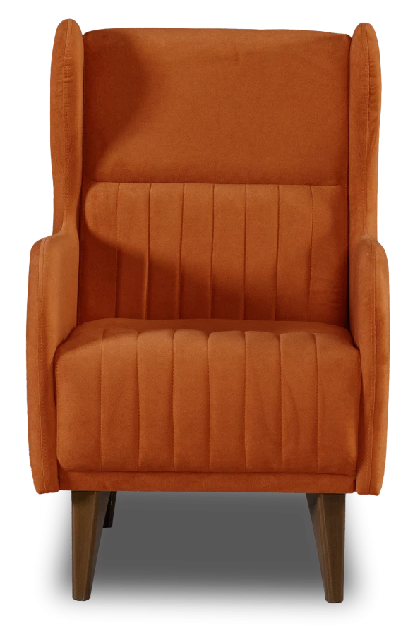 Кресло мягкое Градара, велюр, анатомическое, терракотовый, 66х84х102 см (изображение №8)