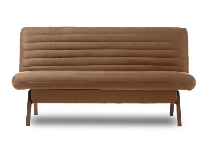 Диван-кровать Каир (МД), коричневый, замша, 168х73х88 см (изображение №2)