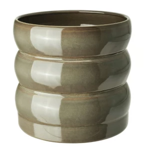 Кашпо IKEA HASSELBUKETT/ХАССЕЛБУКЕТТ ИКЕА, 15 см, зеленый