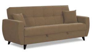 Диван-кровать Бетти 2, велюровый, раскладной, какао, 236х88х96 см