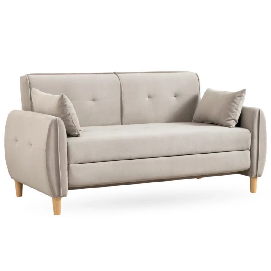 Диван - кровать раскладной Тога, бежевый, 170х92х82 см (изображение №1)