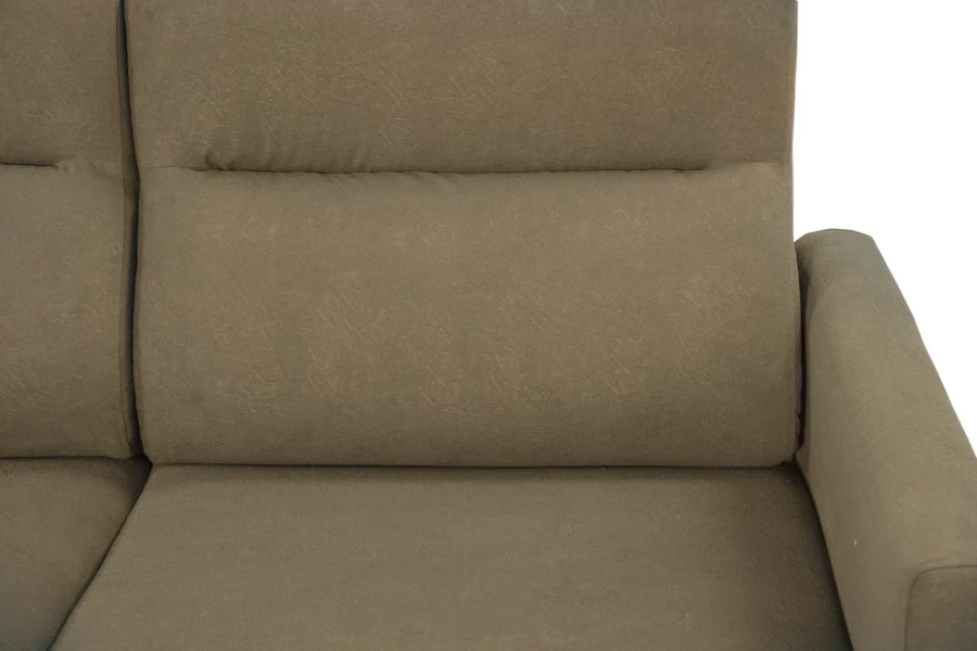 Диван-кровать Марсель со спальным местом, серо-песочный 228х97х160 см (изображение №5)