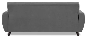 Второе фото. Диван-кровать Бетти 2 велюровый, раскладной, темно-серый, 236х88х96 см