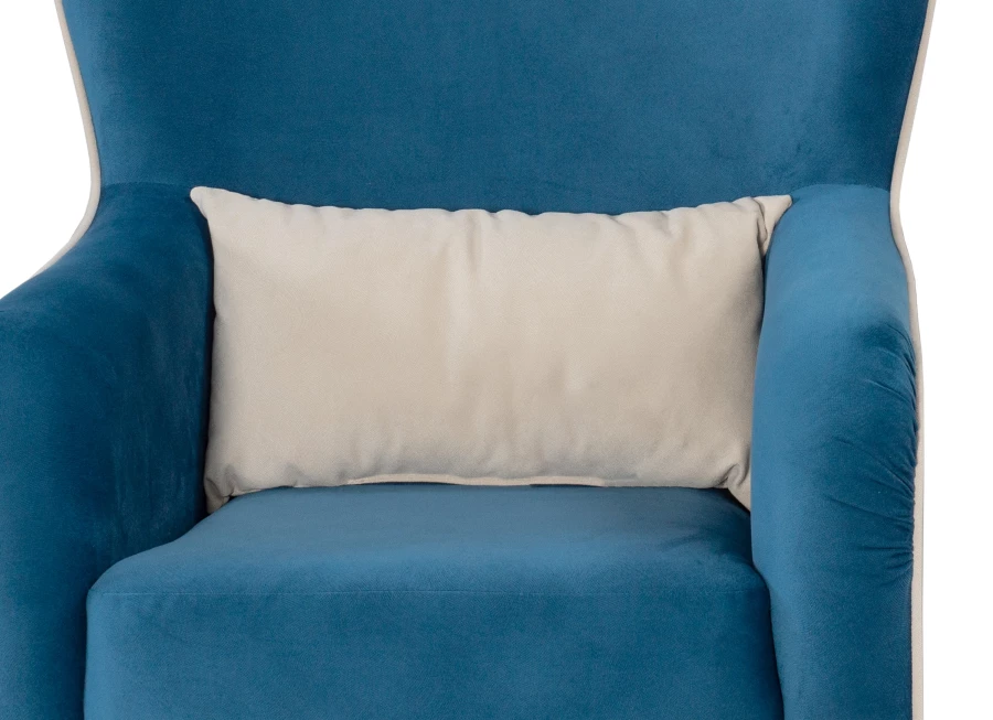 Кресло мягкое Вояж 7, анатомическое, синий, 72х94х94 см (изображение №9)