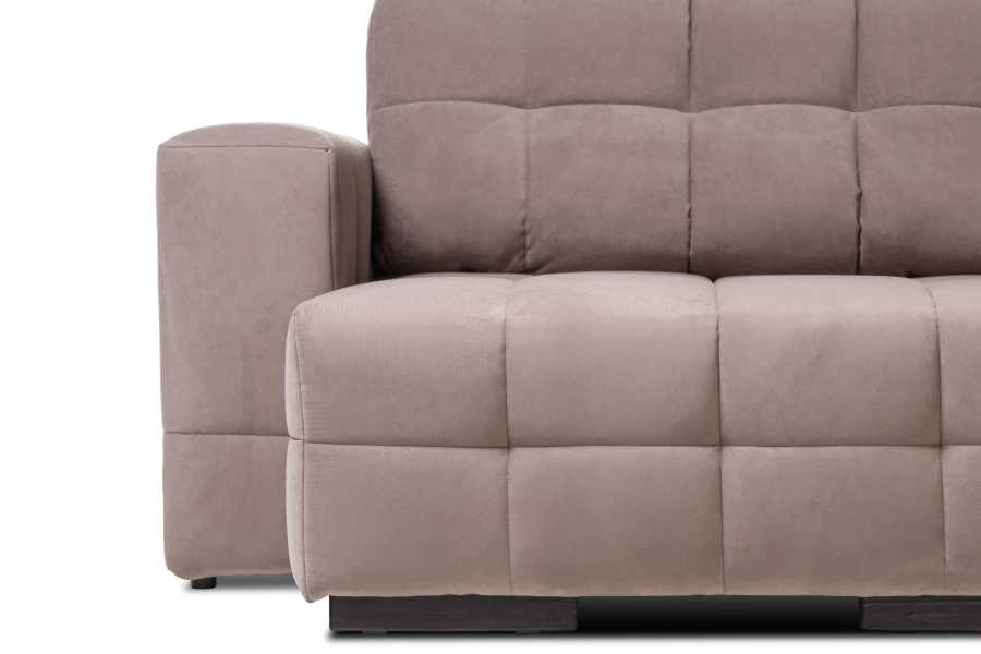 Диван-кровать Реал 2, велюровый, раскладной, какао велюр, 350х180х90 см (изображение №8)