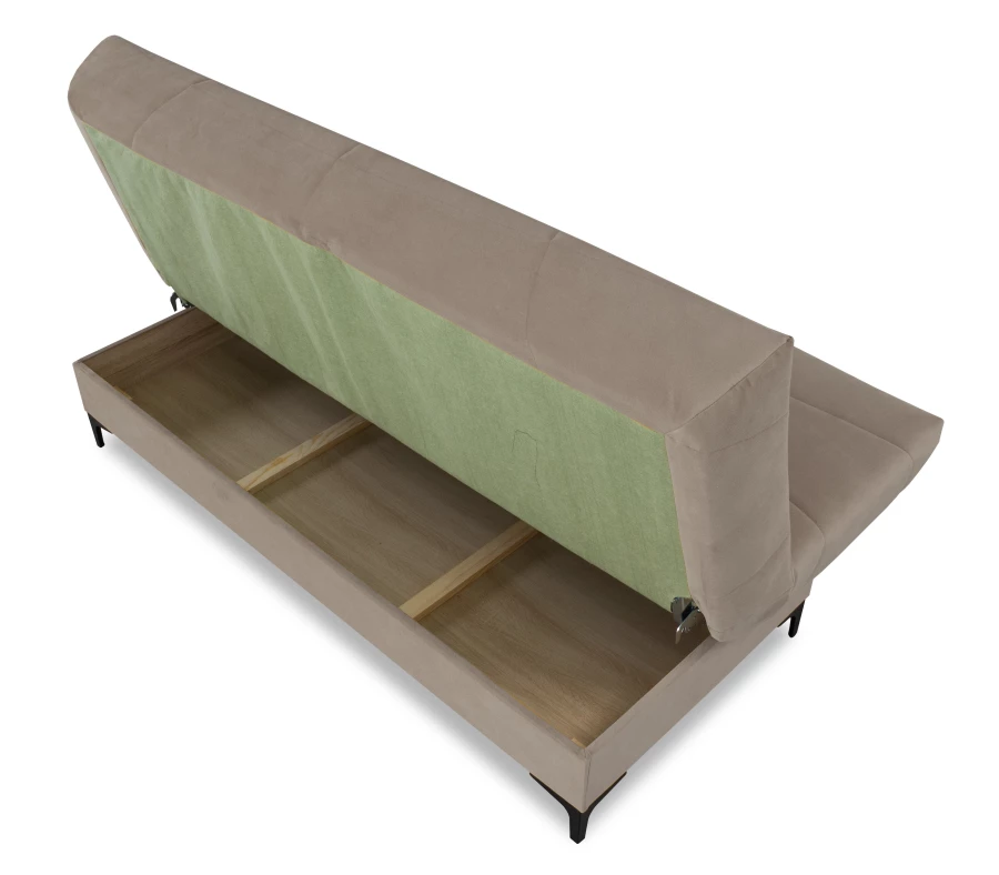 Диван-кровать Ривьера, светло-серый, 192х95х105 см (изображение №7)