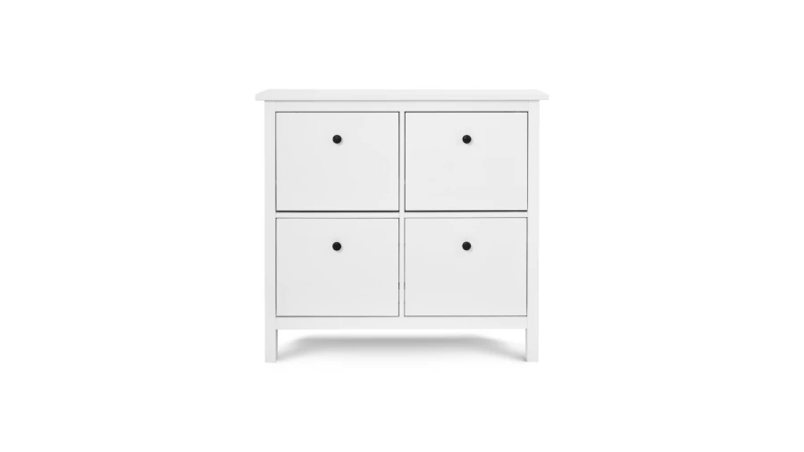 Обувница - аналог IKEA HEMNES / ХЕМНЭС/ ХЕМНЕС / КЫМОР / ИКЕА 106х101x22 см, белый (изображение №2)