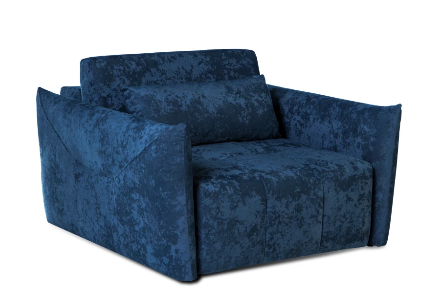 Кресло Таип 2, темно-синий велюр, 138х128х86 см (изображение №3)