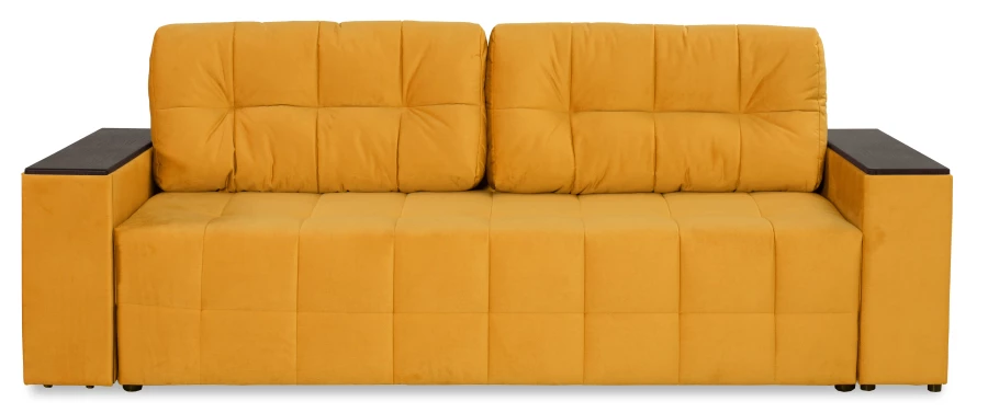 Диван-кровать Элегант, темно-желтый, 253х106х99 см (изображение №14)