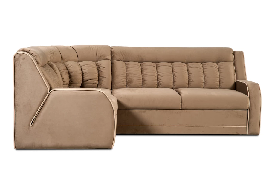 Угловой диван-кровать Блистер 2, какао, 259х183х97 см (изображение №4)