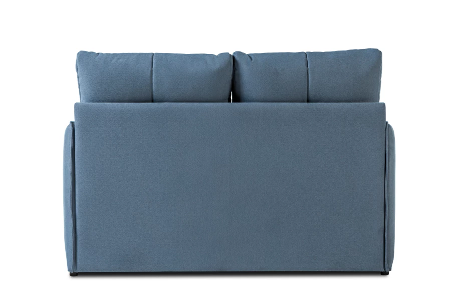 Диван-кровать Панда, велюровый, раскладной, синий, 145х101х100 см (изображение №5)