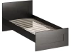Кровать одинарная СИРИУС - аналог IKEA BRIMNES, 80x200 см, Дуб Венге