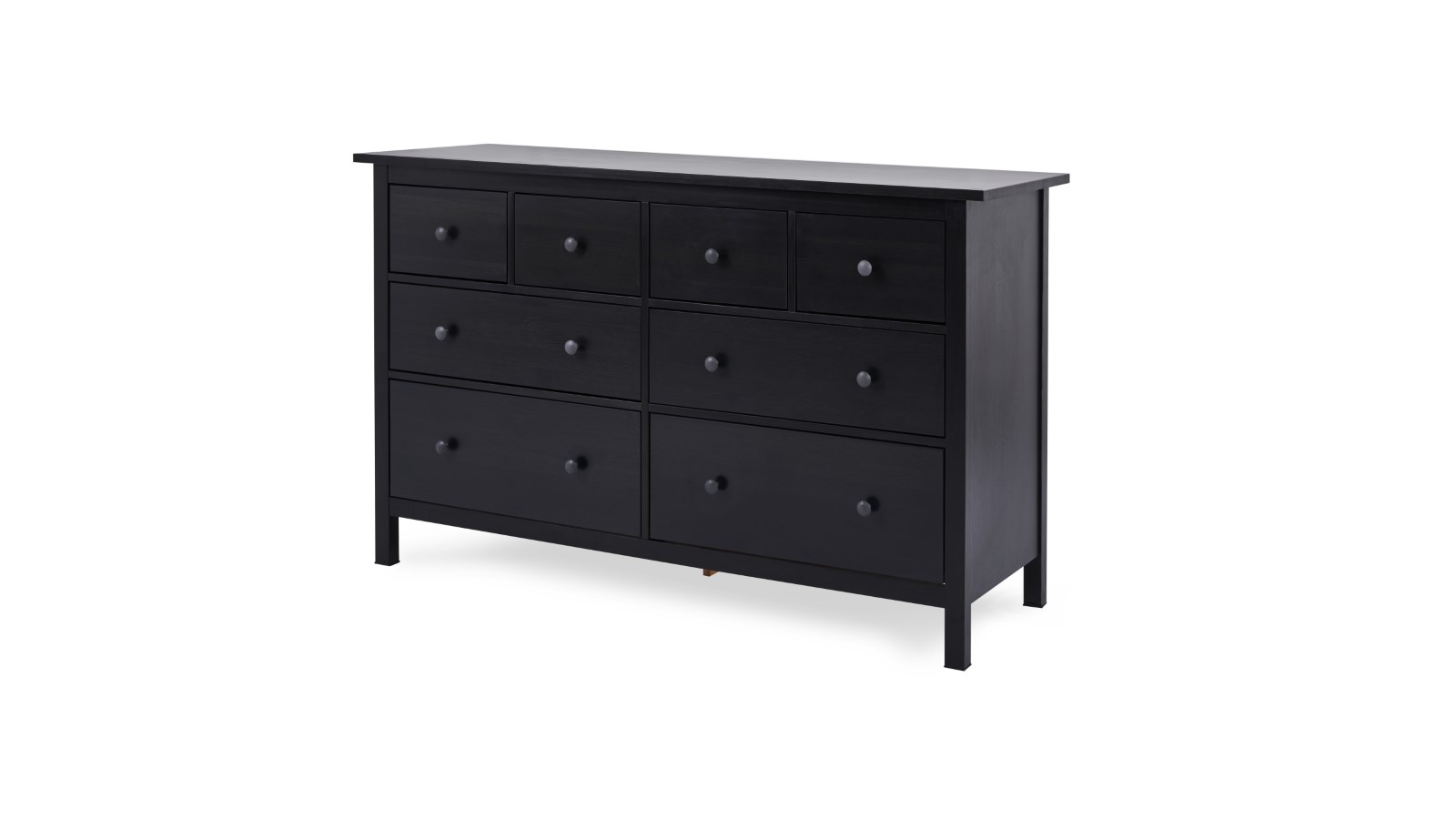 Комод с 8 ящиками - аналог IKEA HEMNES / ХЕМНЭС/ ХЕМНЕС / КЫМОР / ИКЕА 160х96х50 см, черный