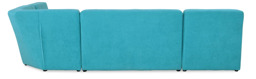 Угловой диван-кровать Палладиум 2, модульный, темно-голубой, 325х185х88 см (изображение №9)