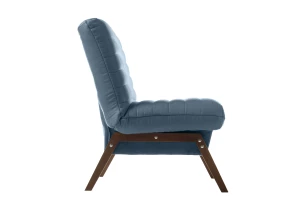 Второе фото. Диван Каир, сине-серая замша, 168х73х88 см