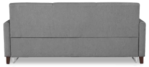 Второе фото. Диван-кровать Марсель велюровый, серый, 223х90х99 см