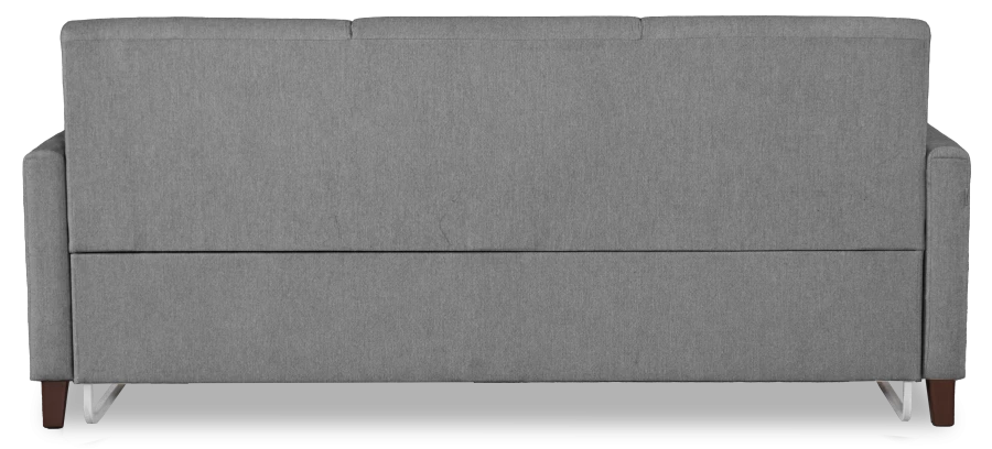 Диван-кровать Марсель велюровый, серый,  223х90х99 см (изображение №11)