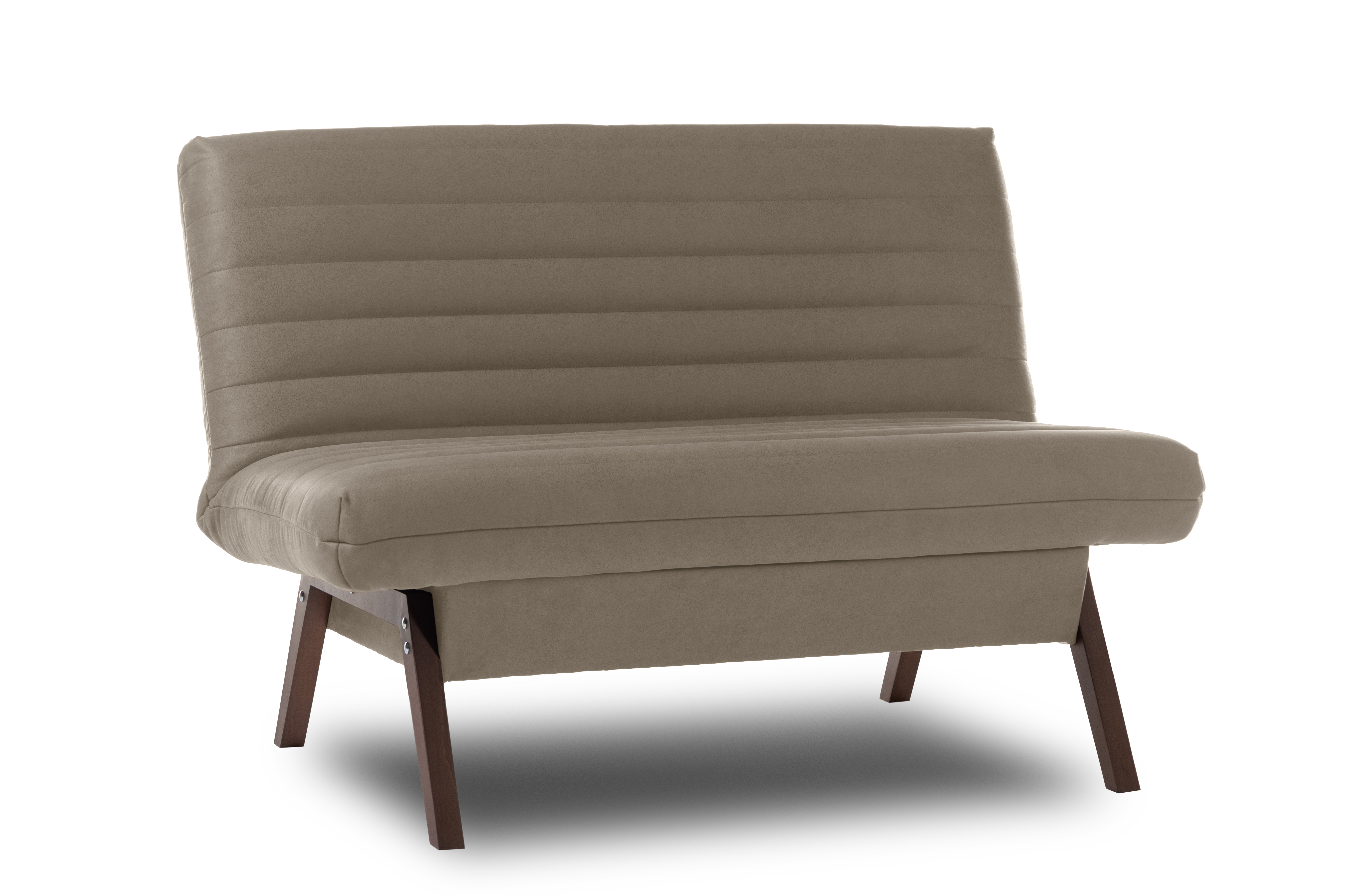 Кресло Каир, серо-песочная замша, 130х73х88 см