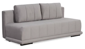 Диван-кровать Флорида, велюровый, светло-серый, 201х90х90 см