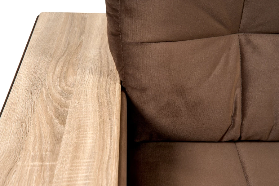 Диван-кровать Элегант 2022 ,коричневый 253х106х99 см (изображение №8)