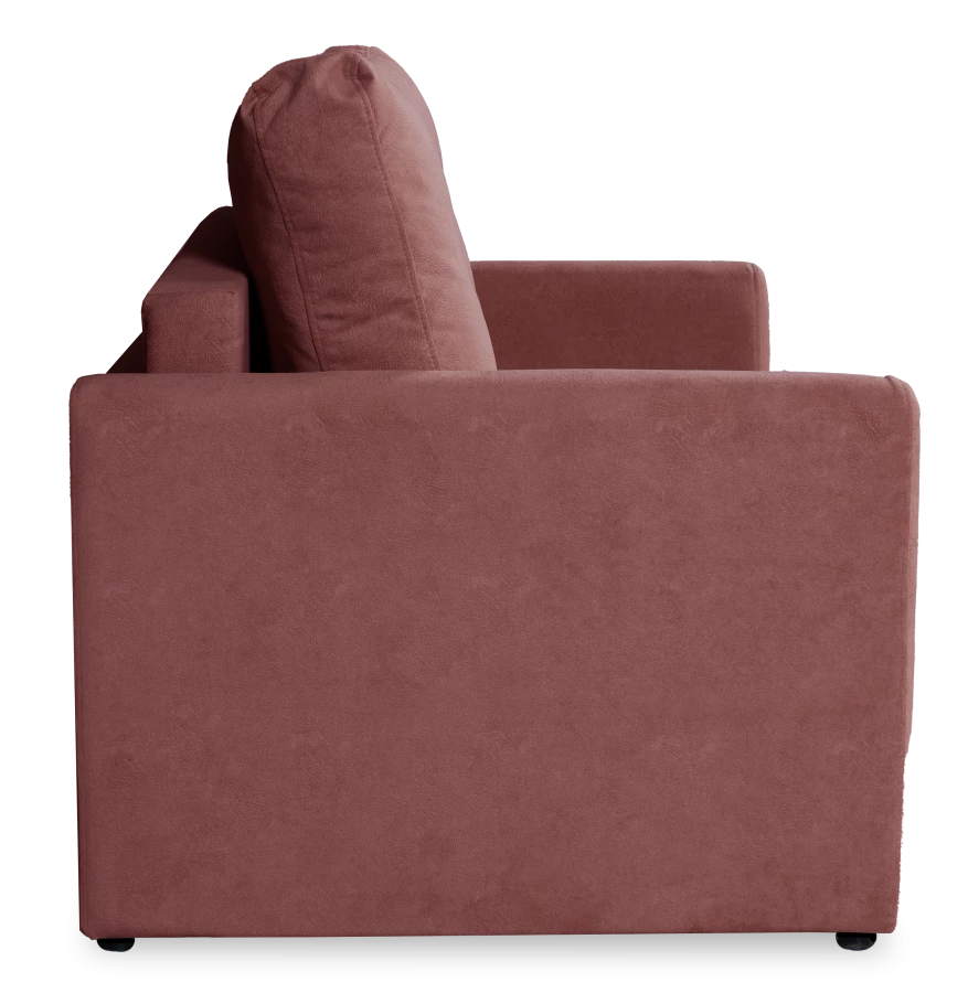 Диван-кровать Юнат 120, раскладной, розово-сиреневый с мелкими разводами, 142х87х94 см (изображение №3)