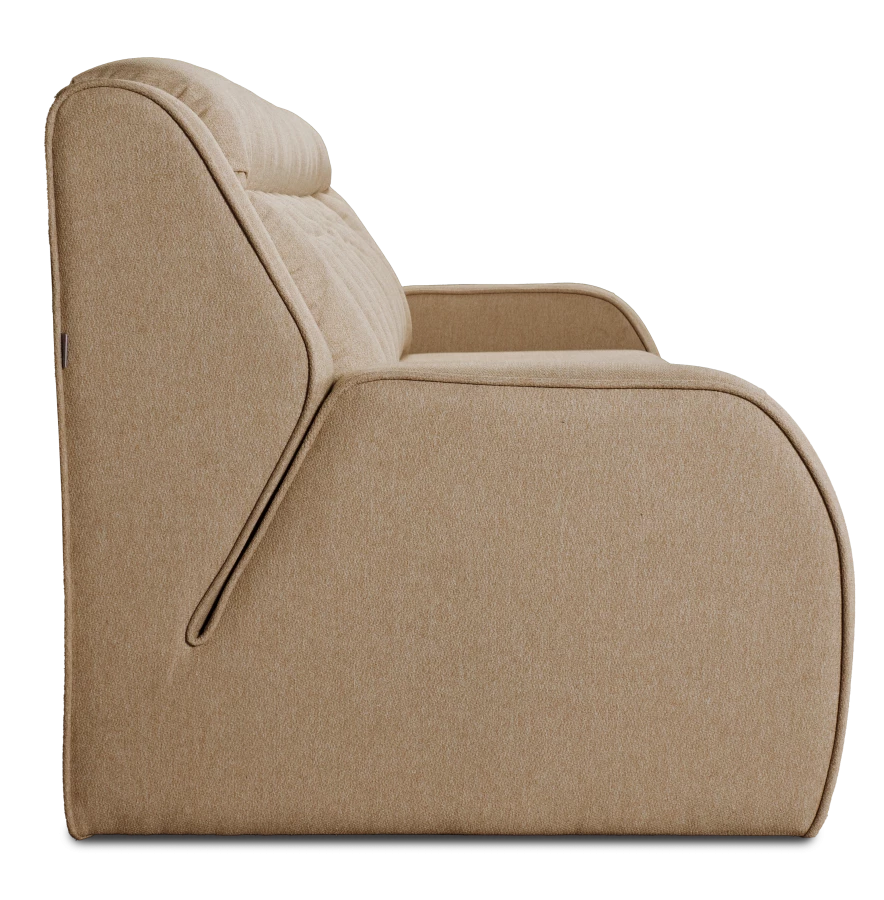 Прямой диван-кровать Блистер, раскладной, какао,  231х96х96 см (изображение №3)