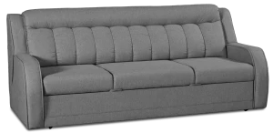 Прямой диван-кровать Блистер, раскладной, серый 231х96х96 см