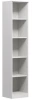 Стеллаж 5 полок СИРИУС - аналог IKEA BRIMNES, 39x190 см, белый (изображение №1)