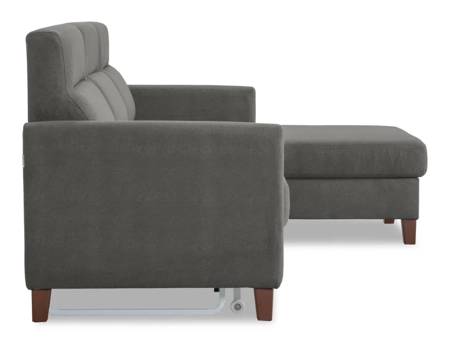 Диван-кровать, Марсель со спальным местом,серый 228х160х97 см (изображение №3)