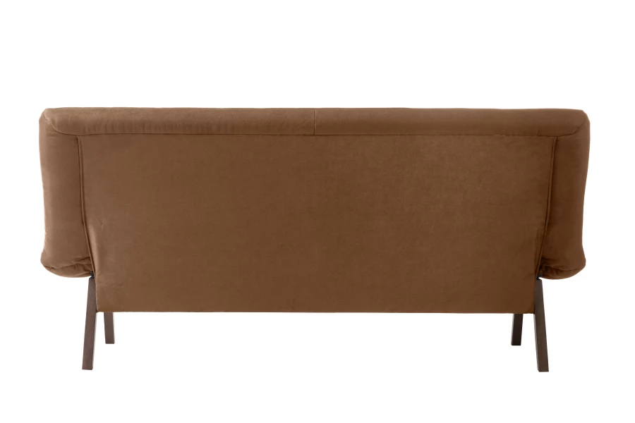 Диван-кровать Каир (БД), коричневый, замша, 188х73х88 см (изображение №3)