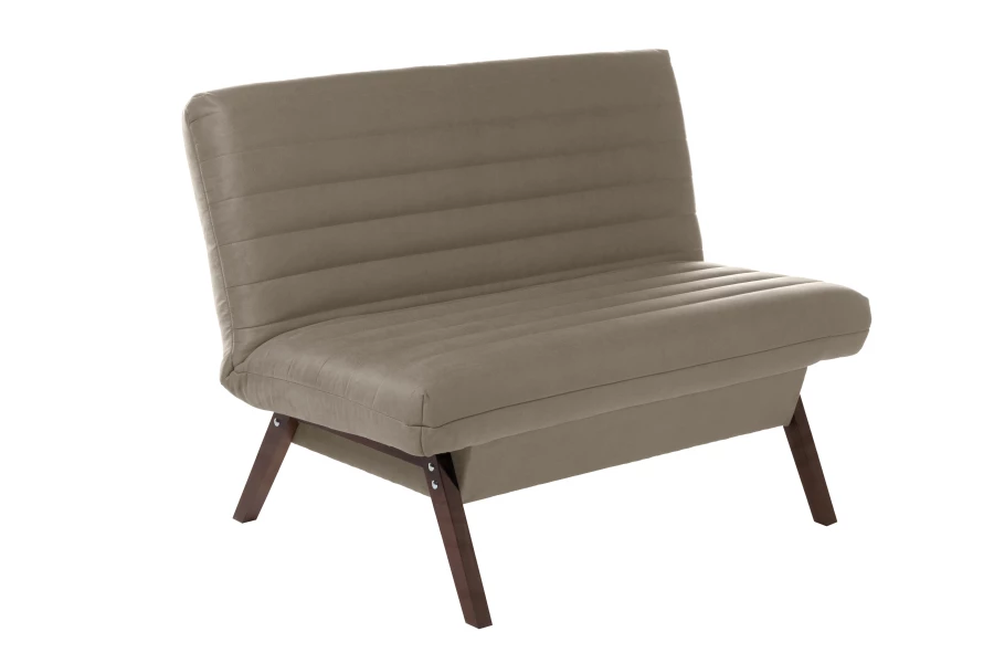 Кресло Каир, серо-песочная замша, 130х73х88 см (изображение №4)