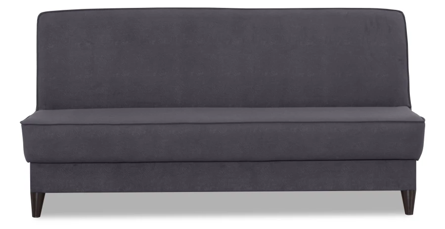 Прямой диван Наварра 2, темно серый с мелкими разводами 187х87х90 см (изображение №2)