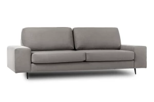 Диван-кровать Натали, велюровый, раскладной, серый, 251х104х88 см