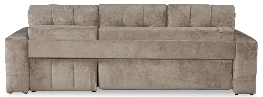 Угловой диван-кровать Реал, бежевый, 228х160х97 см (изображение №8)