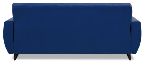 Второе фото. Диван-кровать Бетти 2 велюровый, раскладной, темно-синий 236х88х96 см